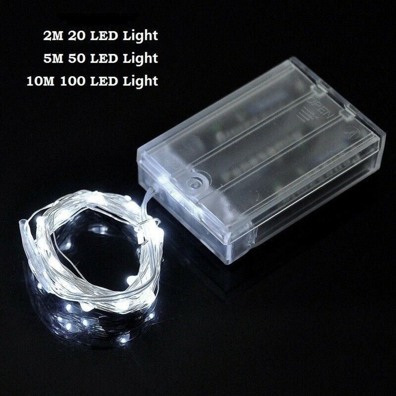 LED String Fairy Lights Copper Wire Battery Powered Waterproof